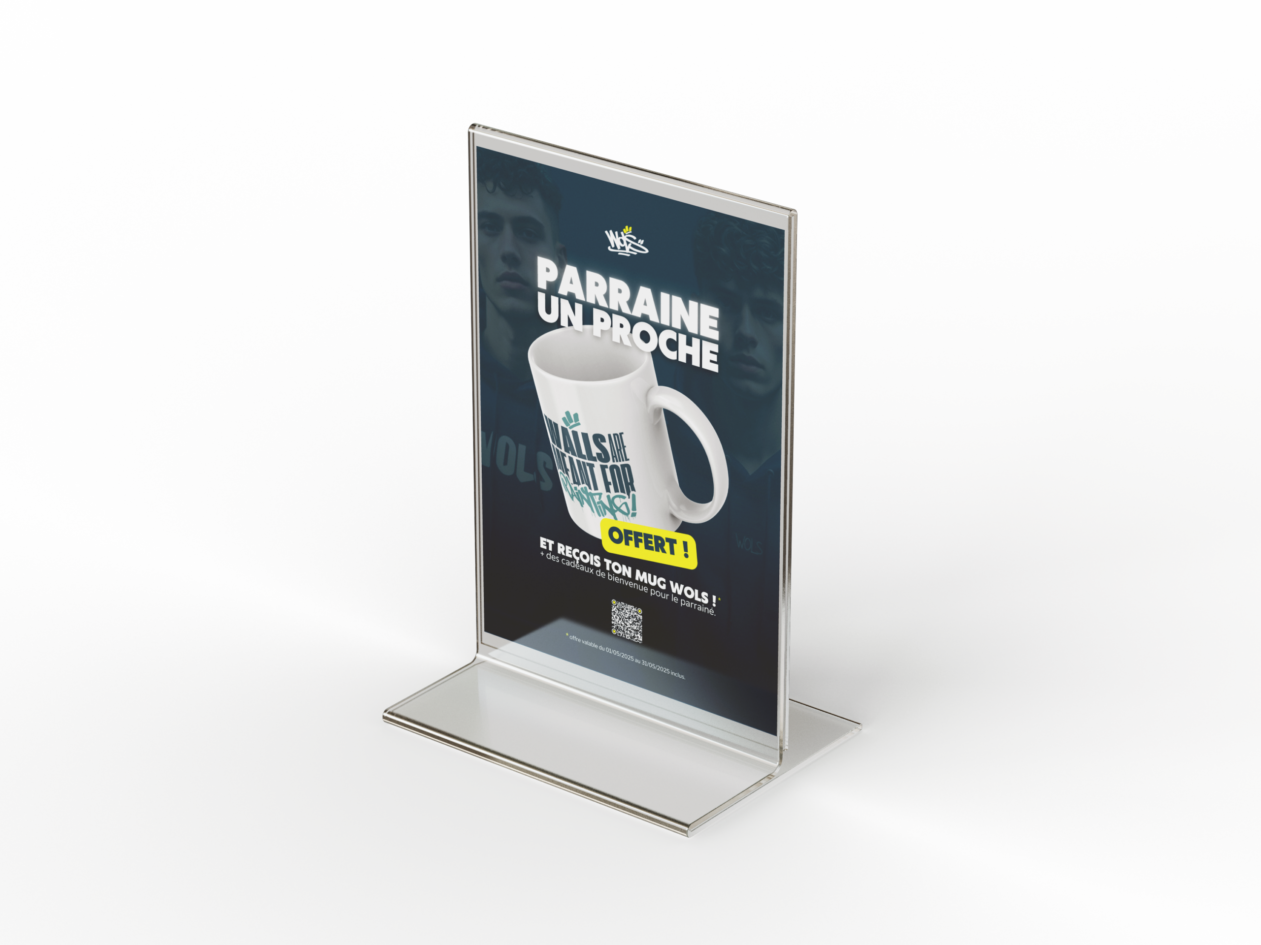 Affiche offre de parrainage en format A5.