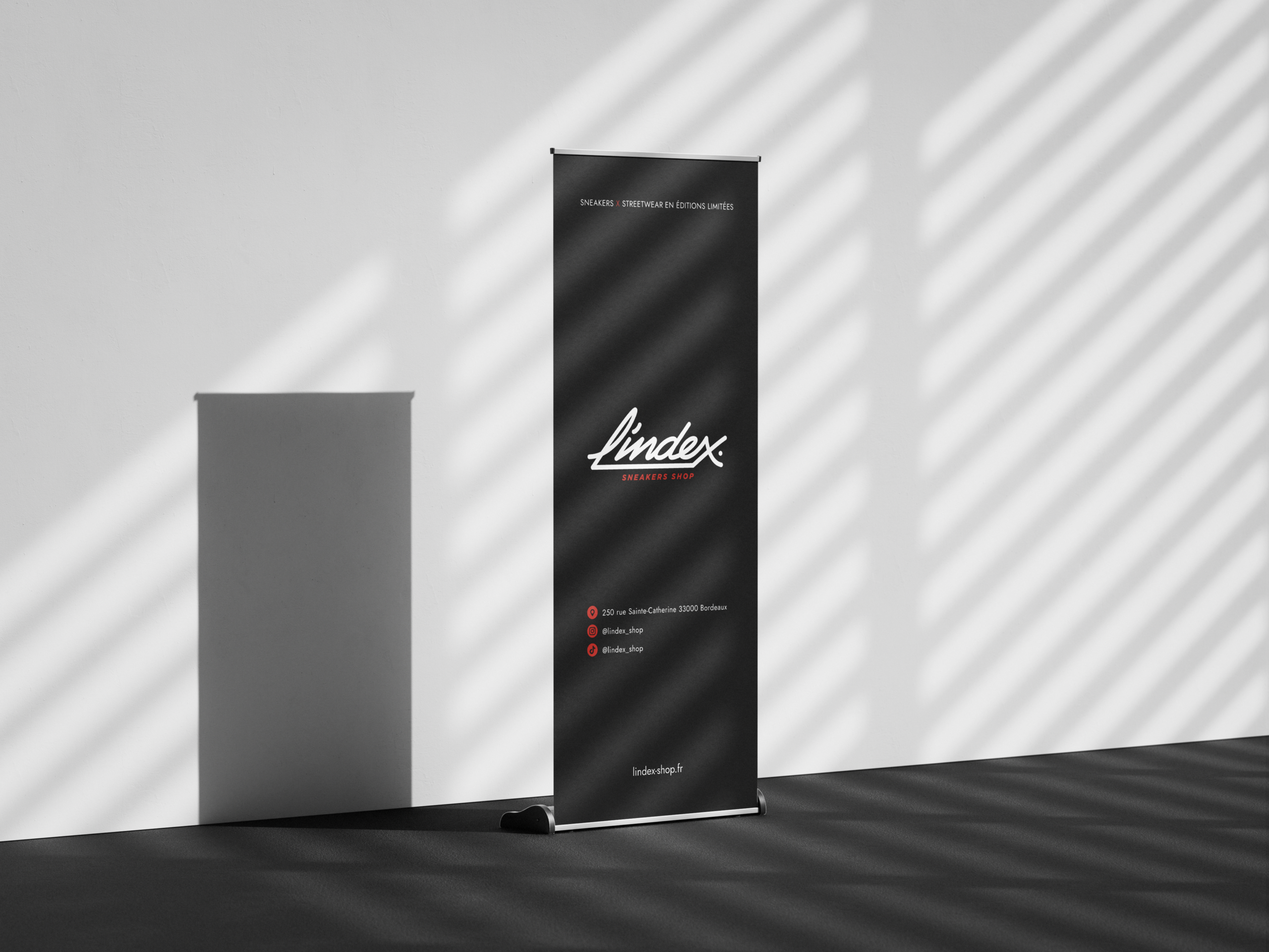 Kakémono roll-up L'Index